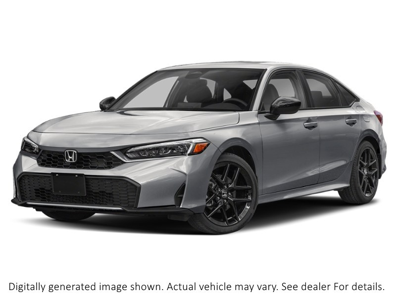 2026 Honda Civic Sedan Hybrid Sport Ecvt Solar Reflection Silver Metallic  Shot 1