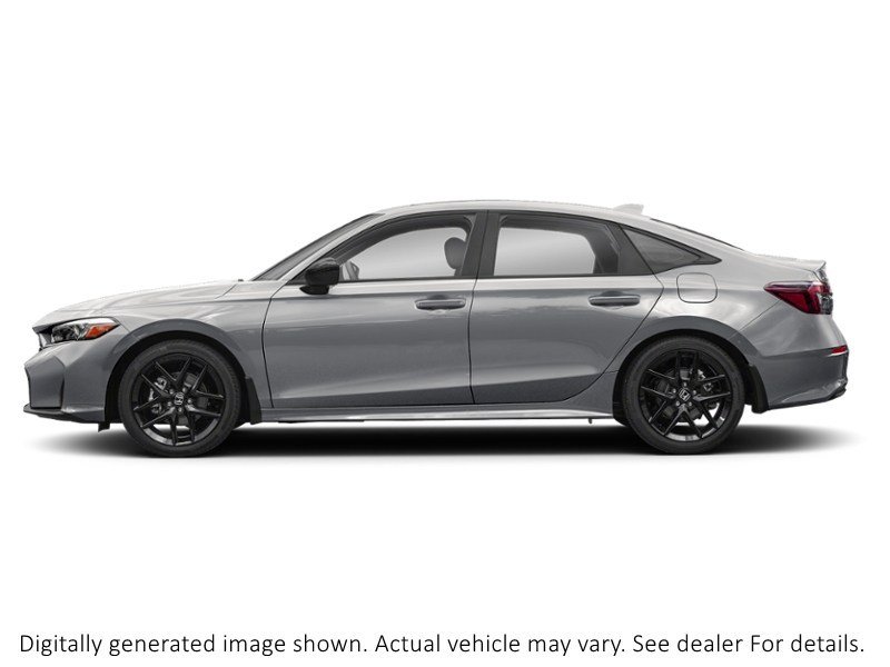2026 Honda Civic Sedan Hybrid Sport Ecvt Solar Reflection Silver Metallic  Shot 3