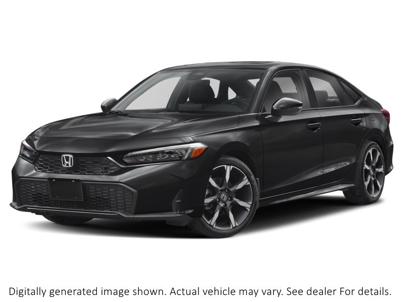 2025 Honda Civic Hybrid Sport Touring Ecvt Crystal Black Pearl  Shot 4