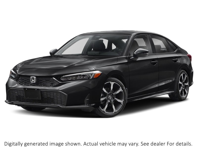 2026 Honda Civic Sedan Hybrid Sport Touring Ecvt Crystal Black Pearl  Shot 4