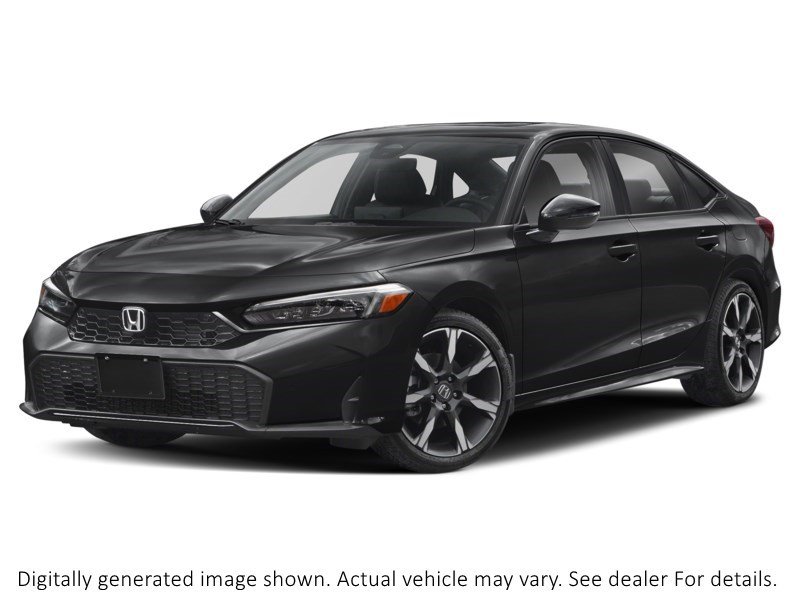 2025 Honda Civic Hybrid Sport Touring Ecvt Crystal Black Pearl  Shot 1