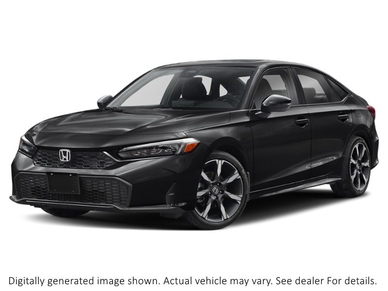 2026 Honda Civic Sedan Hybrid Sport Touring Ecvt Crystal Black Pearl  Shot 1