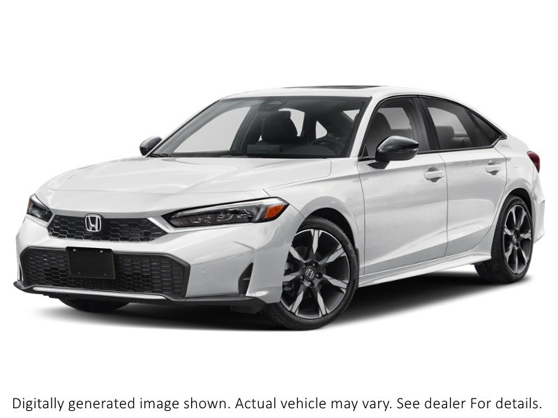 2026 Honda Civic Sedan Hybrid Sport Touring Ecvt Platinum White Pearl  Shot 1
