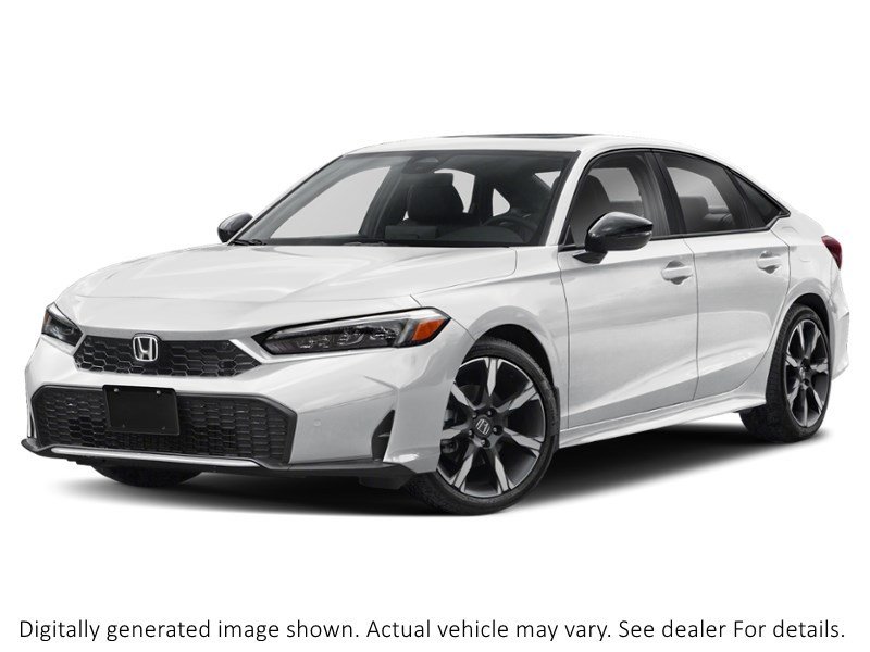 2026 Honda Civic Sedan Hybrid Sport Touring Ecvt Platinum White Pearl  Shot 1