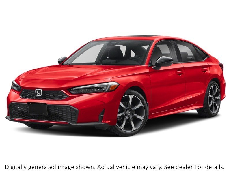 2026 Honda Civic Sedan Hybrid Sport Touring Ecvt Rallye Red  Shot 4