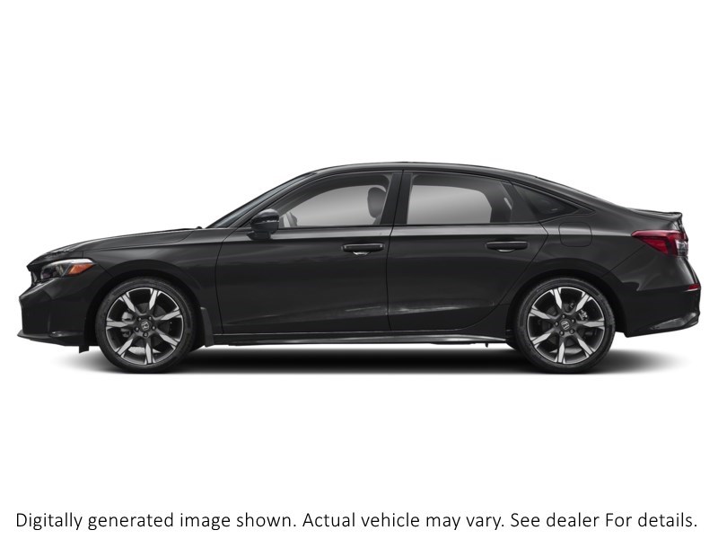2025 Honda Civic Hybrid Sport Touring Ecvt Crystal Black Pearl  Shot 3