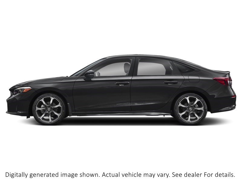 2025 Honda Civic Hybrid Sport Touring Ecvt Crystal Black Pearl  Shot 3