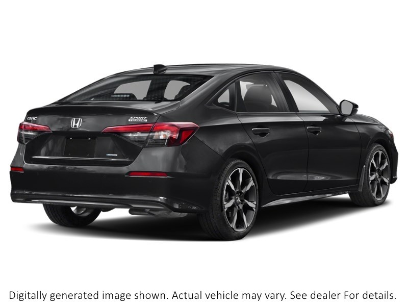 2026 Honda Civic Sedan Hybrid Sport Touring Ecvt Crystal Black Pearl  Shot 2