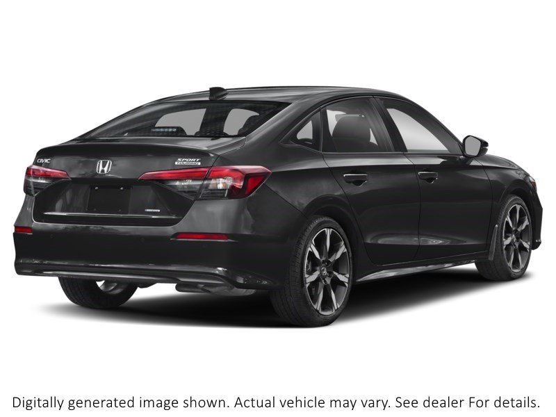 2025 Honda Civic Hybrid Sport Touring Ecvt Crystal Black Pearl  Shot 2