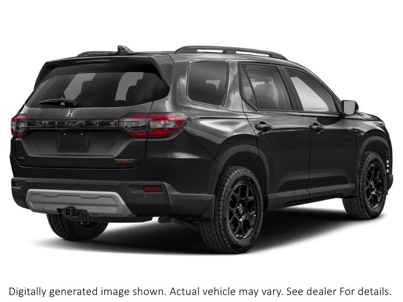 2025 Honda Pilot Trailsport AWD Crystal Black Pearl  Shot 2