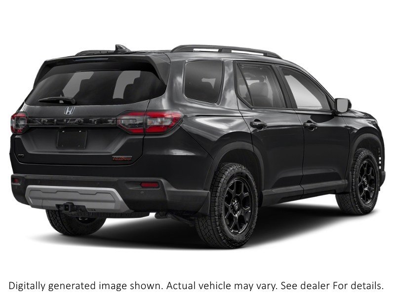2025 Honda Pilot Trailsport AWD Crystal Black Pearl  Shot 6