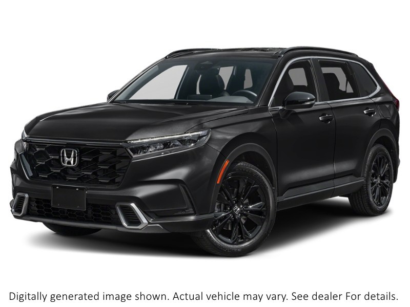 2025 Honda Cr-V Hybrid Touring AWD Crystal Black Pearl  Shot 4