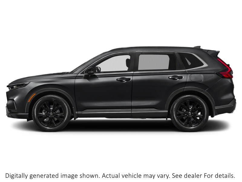 2025 Honda Cr-V Hybrid Touring AWD Crystal Black Pearl  Shot 5