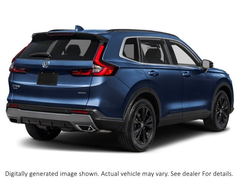 2025 Honda Cr-V Hybrid Touring AWD Canyon River Blue Metallic  Shot 6