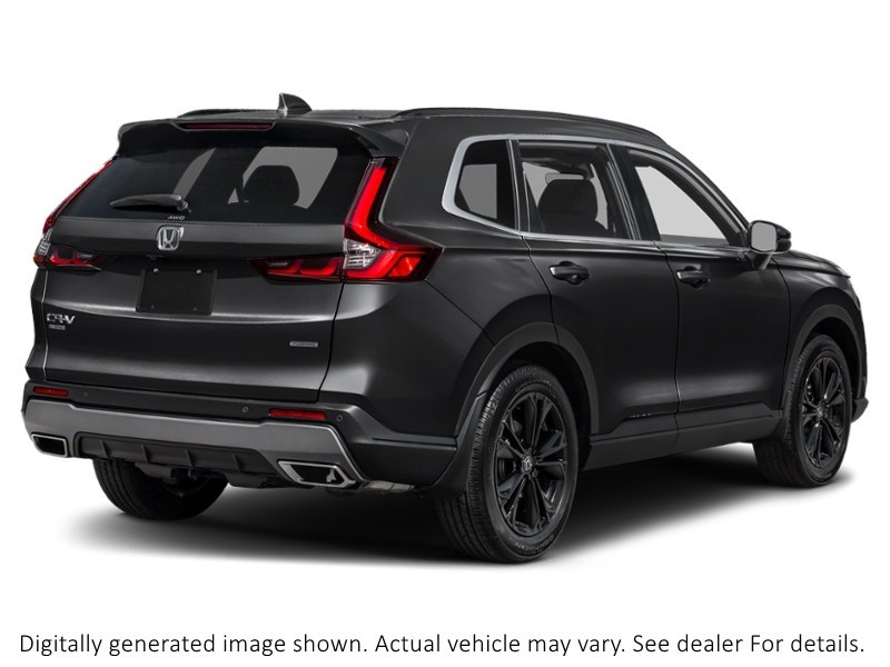 2025 Honda Cr-V Hybrid Touring AWD Crystal Black Pearl  Shot 2