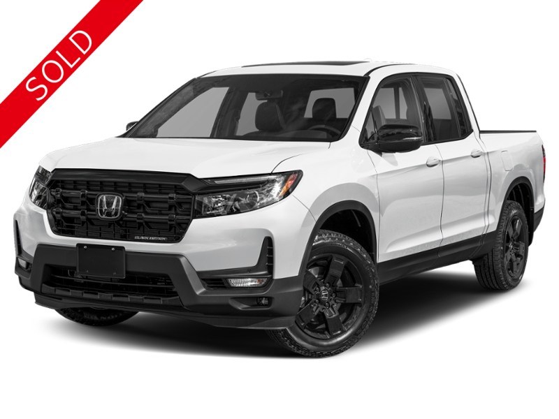 2025 Honda Ridgeline Black Edition AWD Platinum White Pearl  Shot 1