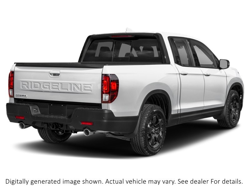 2025 Honda Ridgeline Black Edition AWD Platinum White Pearl  Shot 6