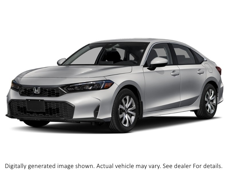 2026 Honda Civic Sedan LX CVT Solar Reflection Silver Metallic  Shot 4