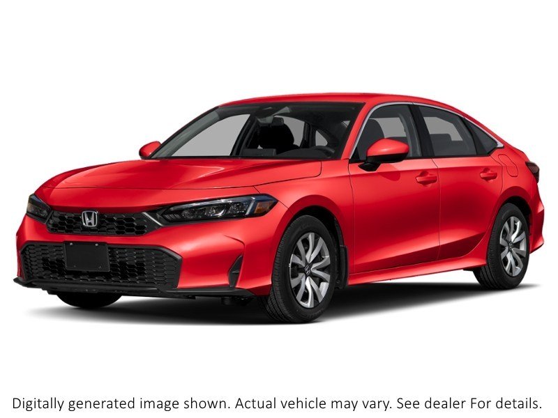 2026 Honda Civic Sedan LX CVT Rallye Red  Shot 4