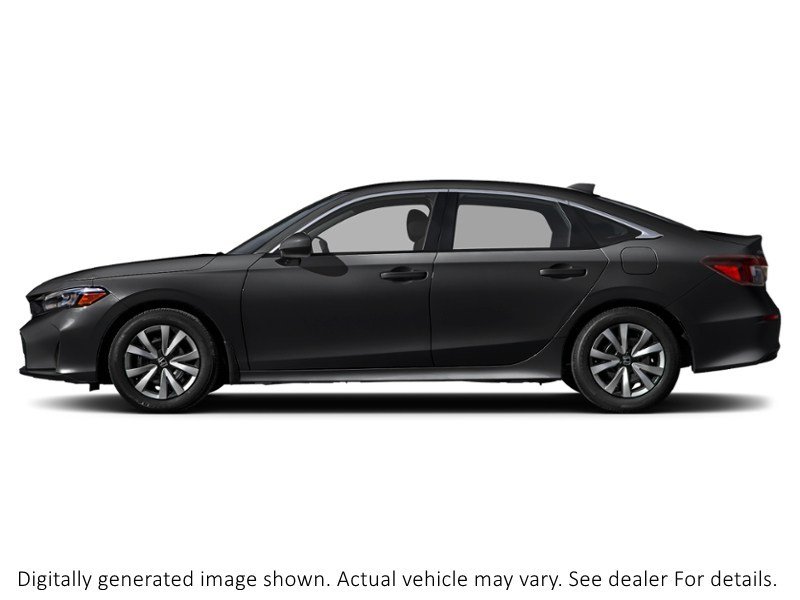 2026 Honda Civic Sedan LX CVT Crystal Black Pearl  Shot 3