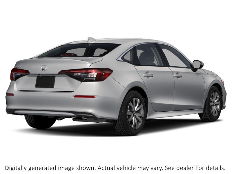 2026 Honda Civic Sedan LX CVT Solar Reflection Silver Metallic  Shot 6