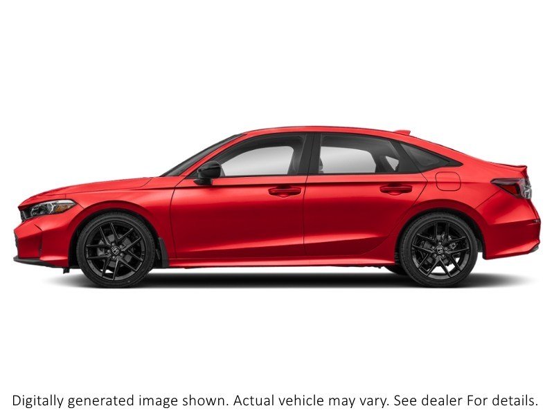 2025 Honda Civic Sedan Sport CVT Rallye Red  Shot 5