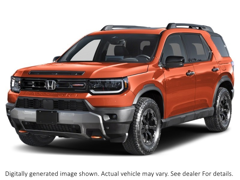 2026 Honda Passport Trailsport Touring AWD Sunset Orange II  Shot 4