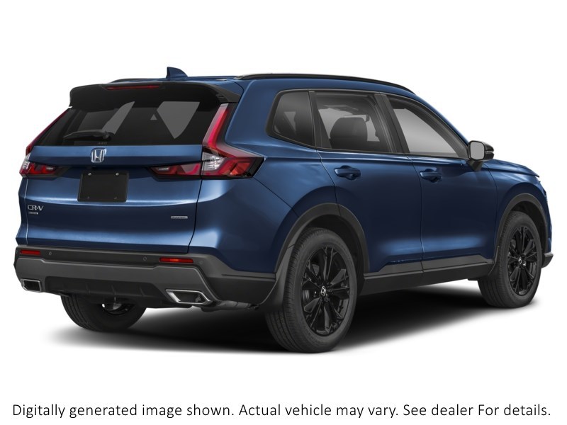 2026 Honda Cr-V Hybrid Touring AWD Canyon River Blue Metallic  Shot 2