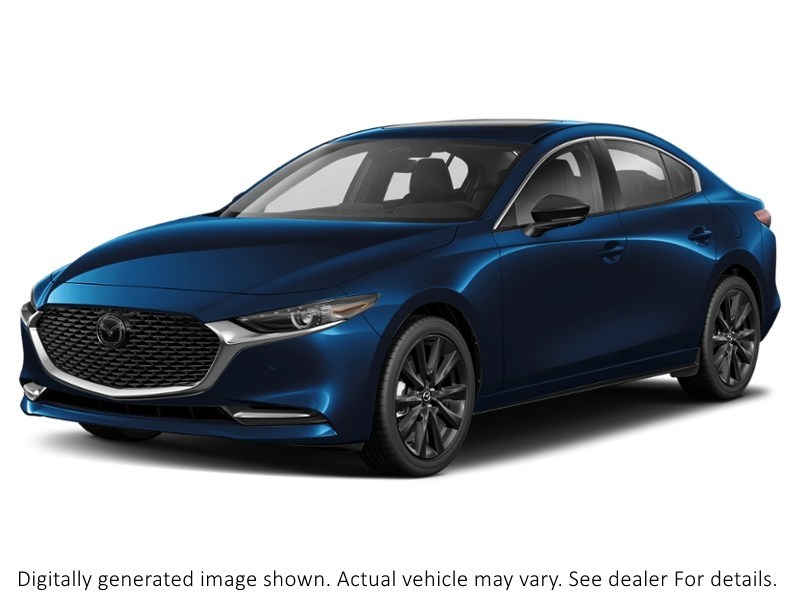2026 Mazda Mazda3 GT W/Turbo I-Activ AWD Deep Crystal Blue Mica  Shot 1