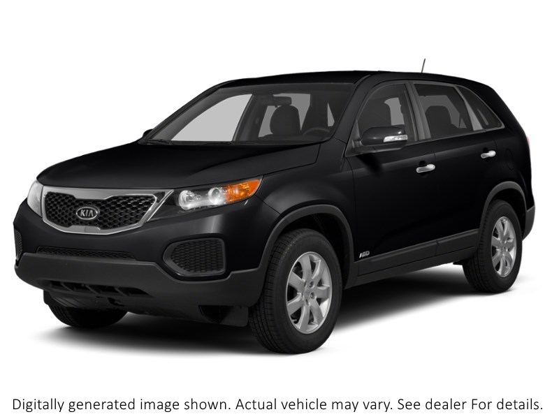 2011 Kia Sorento FWD 4Dr V6 Auto LX W/3Rd Row Ebony Black  Shot 16