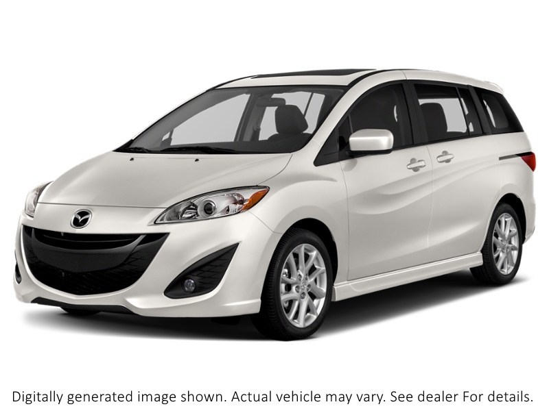 2012 Mazda Mazda5 4Dr Wgn Man GT Crystal White Pearl  Shot 4