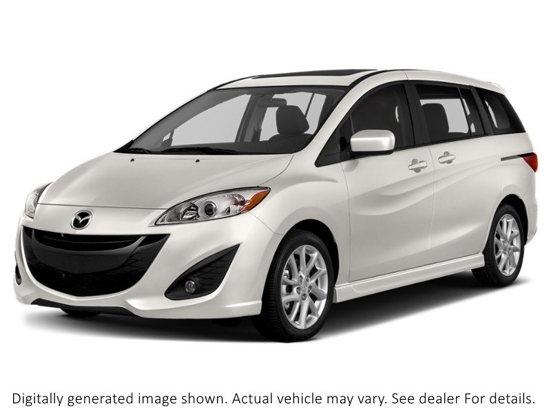 2012 Mazda Mazda5 4Dr Wgn Man GT Crystal White Pearl  Shot 4