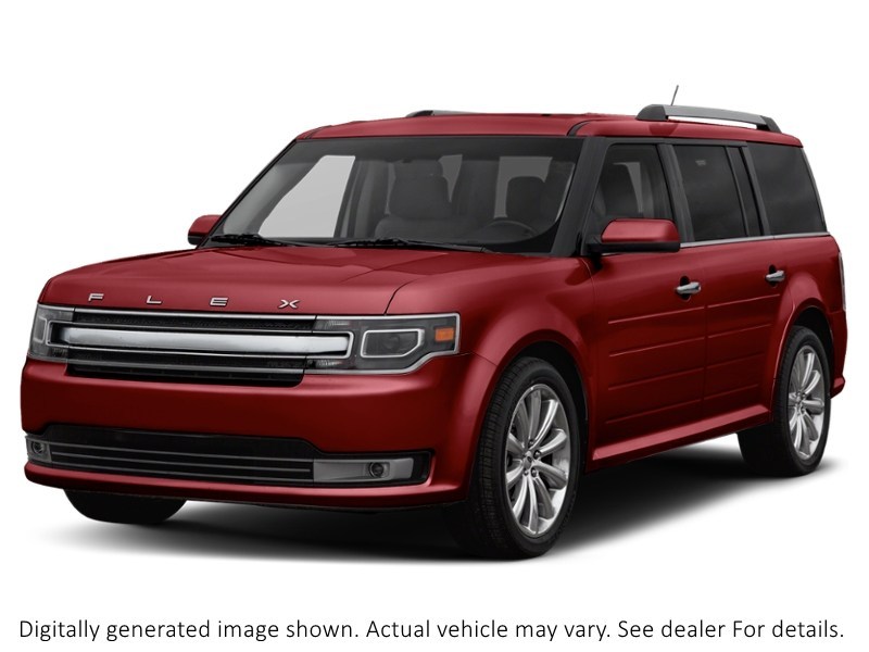 2014 Ford Flex 4Dr Sel AWD Ruby Red Metallic Tinted  Shot 34