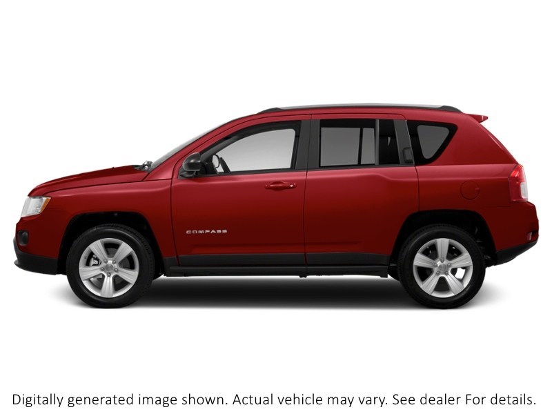 2013 Jeep Compass 4WD 4Dr North Deep Cherry Red Crystal Pearlcoat  Shot 35