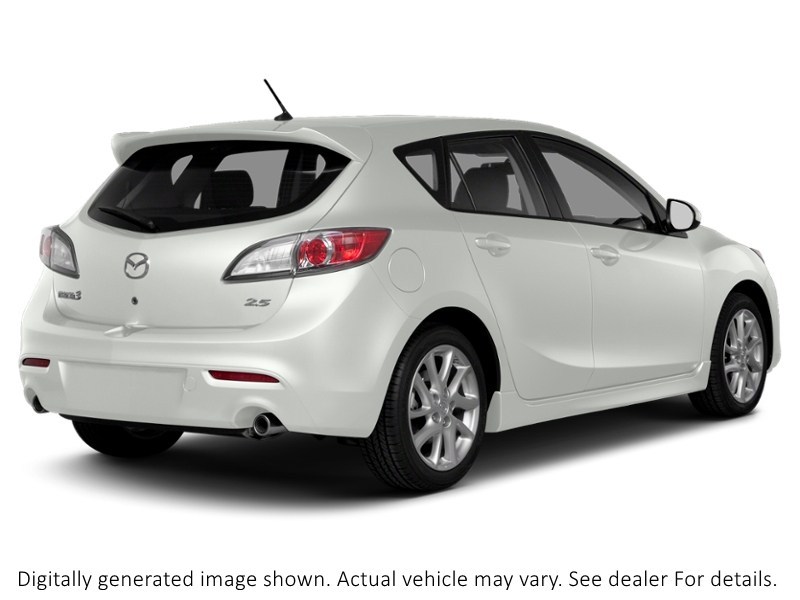 2013 Mazda Mazda3 Sport 4Dr Hb Sport Man Gs-Sky Crystal White Pearl  Shot 2