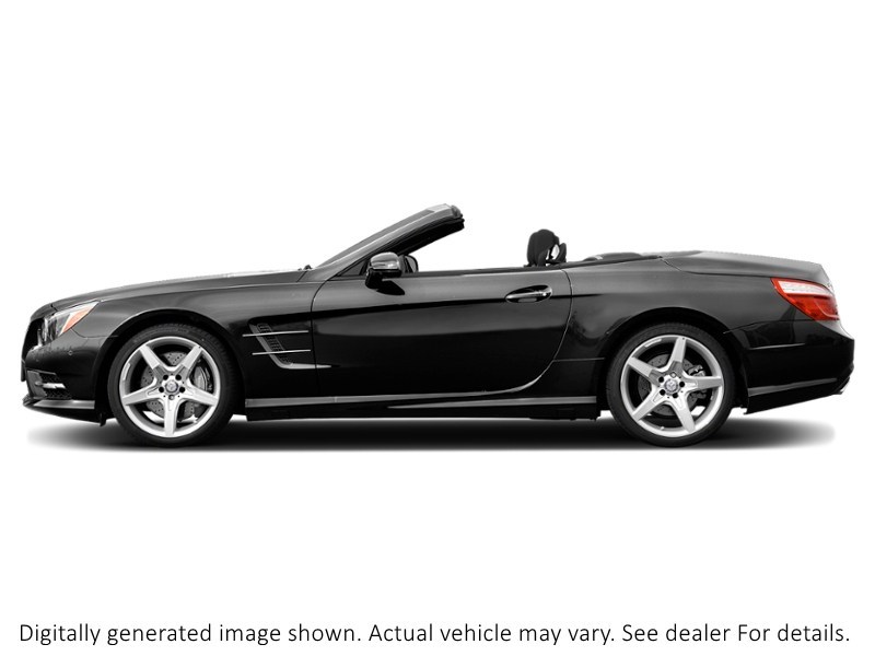2013 Mercedes-Benz Sl-Class 2Dr Roadster SL 550 Black  Shot 3