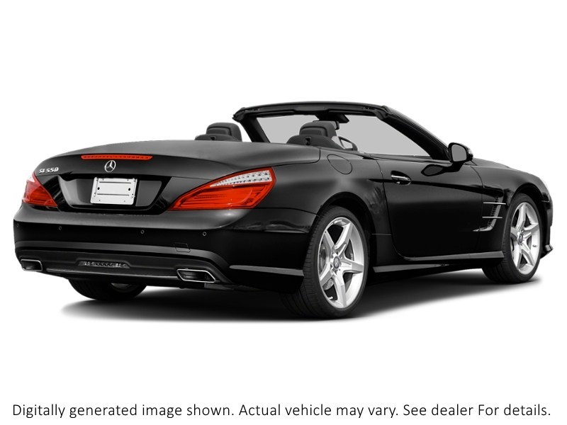 2013 Mercedes-Benz Sl-Class 2Dr Roadster SL 550 Black  Shot 2