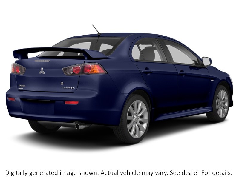 2013 Mitsubishi Lancer 4Dr Sdn CVT SE FWD Cosmic Blue  Shot 2