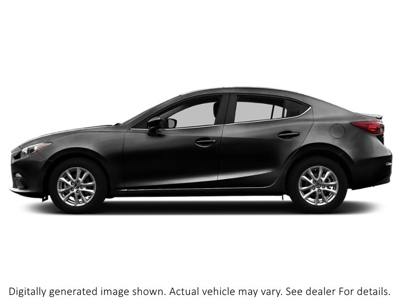 2015 Mazda Mazda3 4Dr Sdn Man GX Jet Black Mica  Shot 3