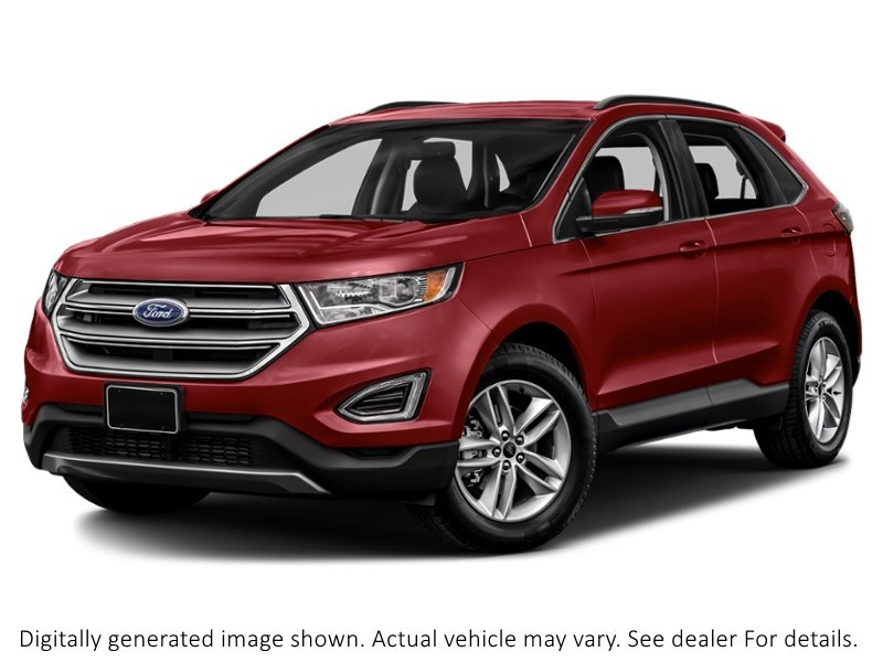 2015 Ford Edge Sel Ruby Red Metallic Tinted Clearcoat  Shot 34