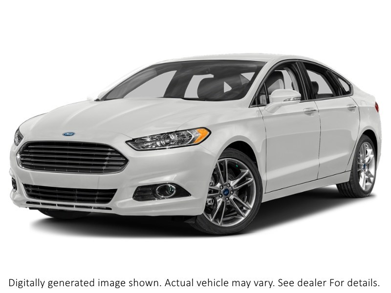 2014 Ford Fusion 4Dr Sdn Titanium AWD White Platinum Tri-Coat  Shot 4