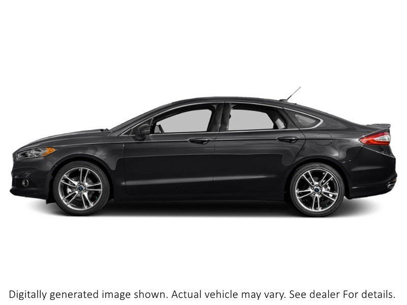 2016 Ford Fusion 4Dr Sdn Titanium AWD Shadow Black  Shot 3