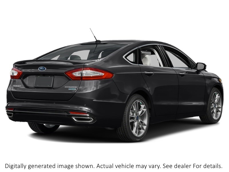 2016 Ford Fusion 4Dr Sdn Titanium AWD Shadow Black  Shot 2