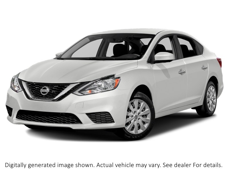 2017 Nissan Sentra 4Dr Sdn CVT S Aspen White Pearl  Shot 4