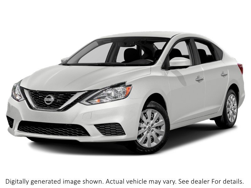 2017 Nissan Sentra 4Dr Sdn CVT S Aspen White Pearl  Shot 4