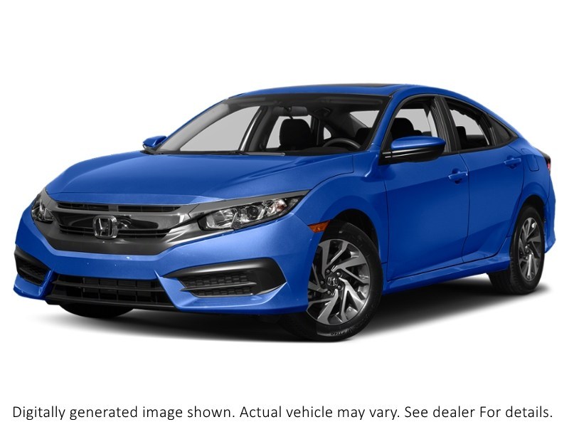 2017 Honda Civic Sedan 4Dr CVT EX Aegean Blue Metallic  Shot 7