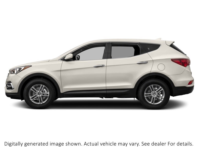 2017 Hyundai Santa Fe Sport FWD 4Dr 2.4L Frost White  Shot 3