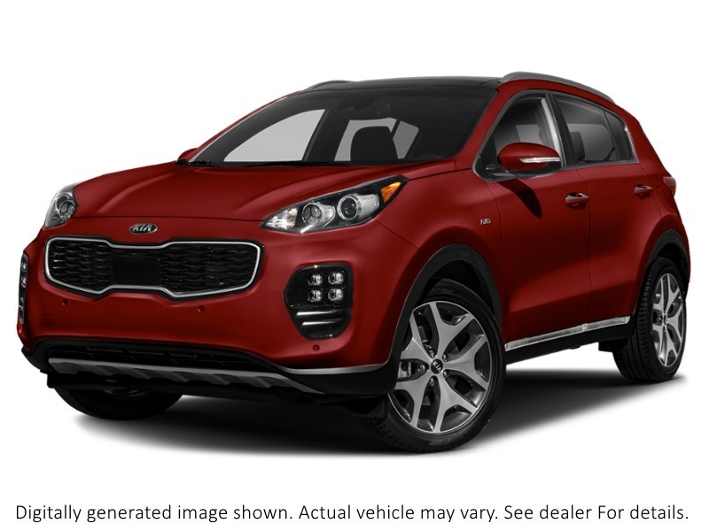 2018 Kia Sportage Sx Turbo AWD W/Black Scarlet Red  Shot 4