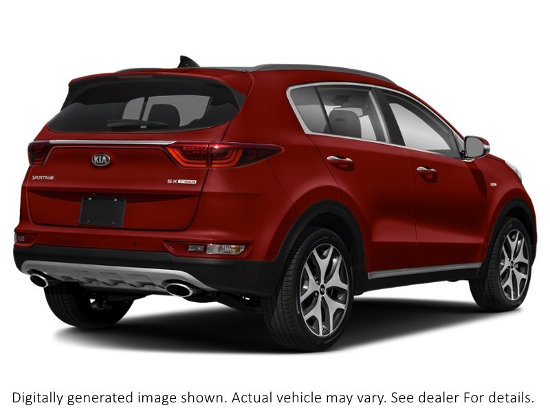 2018 Kia Sportage Sx Turbo AWD W/Black Scarlet Red  Shot 6