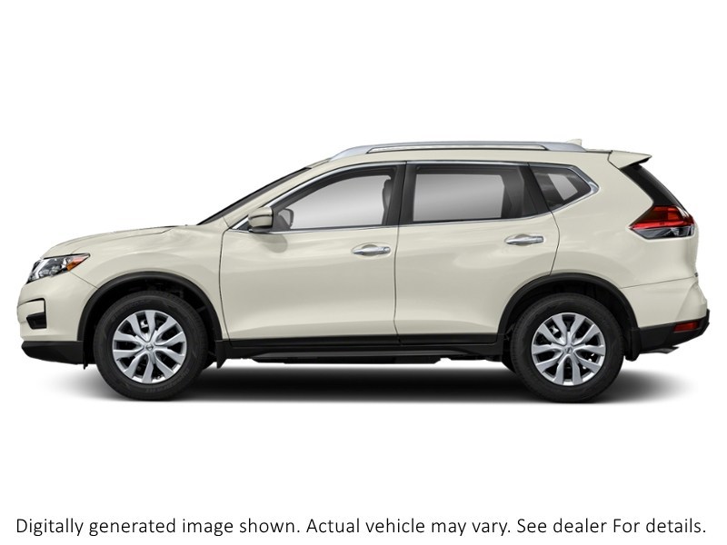 2019 Nissan Rogue AWD S Glacier White  Shot 5